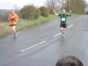 Mr. Magee completes his Marathon Run to School